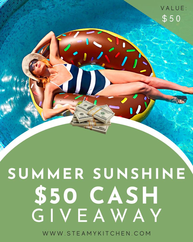 $50 Summer Sunshine Cash GiveawayEnds in 8 days.