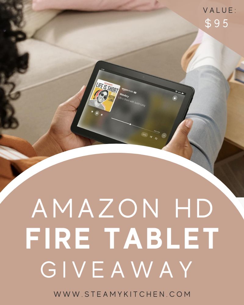 Amazon Fire HD Tablet GiveawayEnds in 15 days.