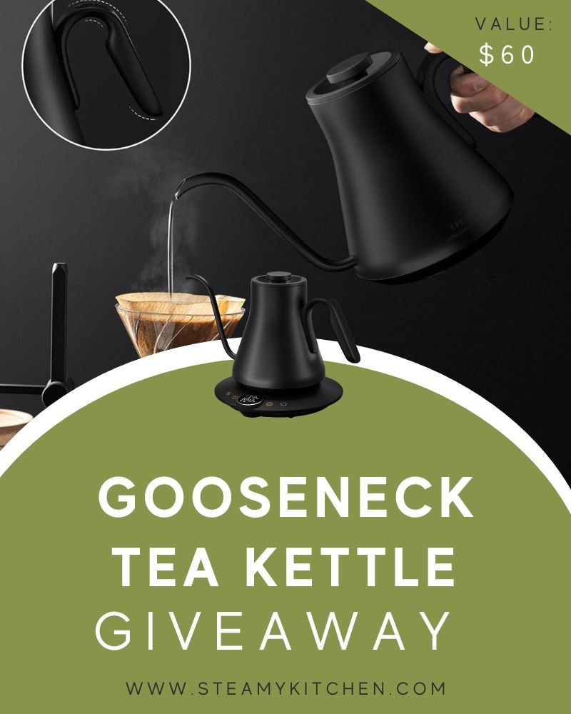 Gooseneck Tea Kettle GiveawayEnds in 57 days.