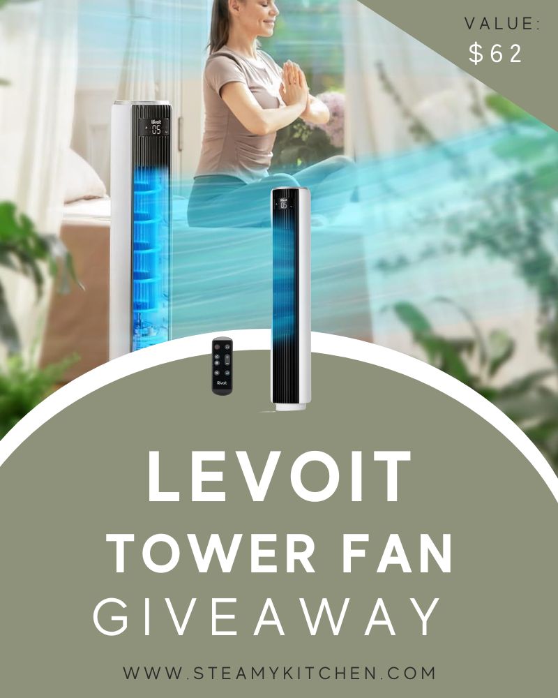 LEVOIT Tower Fan GiveawayEnds in 29 days.