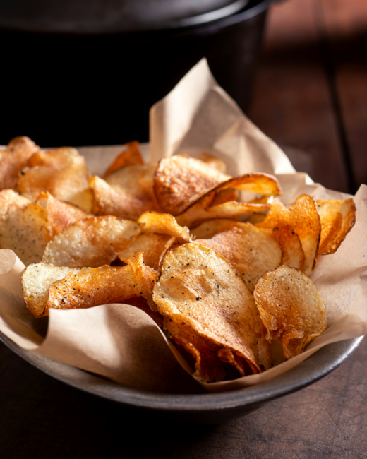 Potato Chips in the Microwave