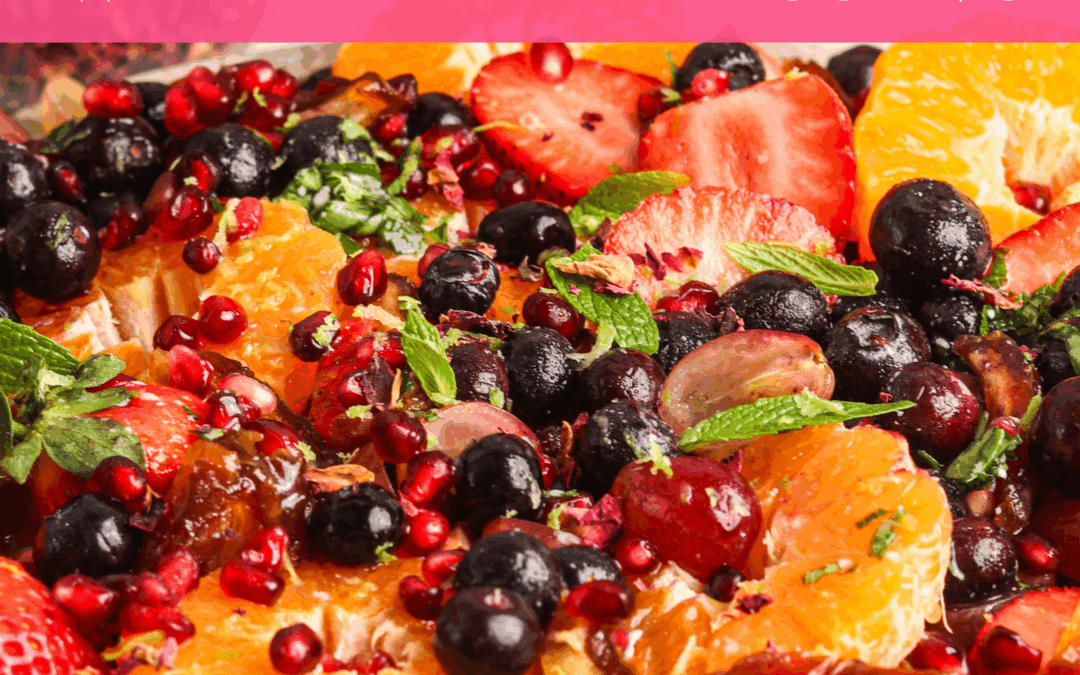 Summer Fruit Salad with Herb Dressing Recipe