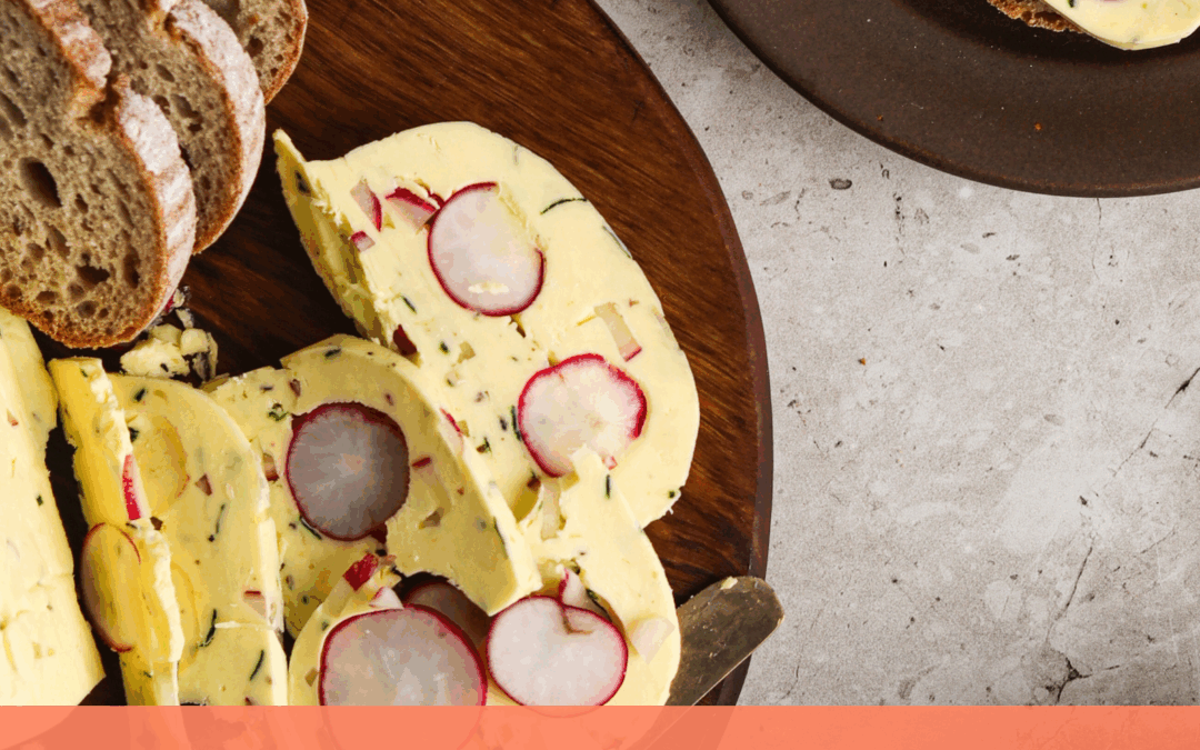 How to Make Radish and Garlic Chive Butter Terrine